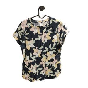 Liz Claiborne | Floral Print Short Sleeve Top | 18 PTP